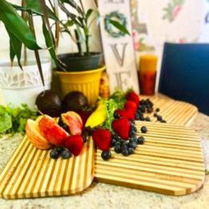 3 pc bamboo cutting board